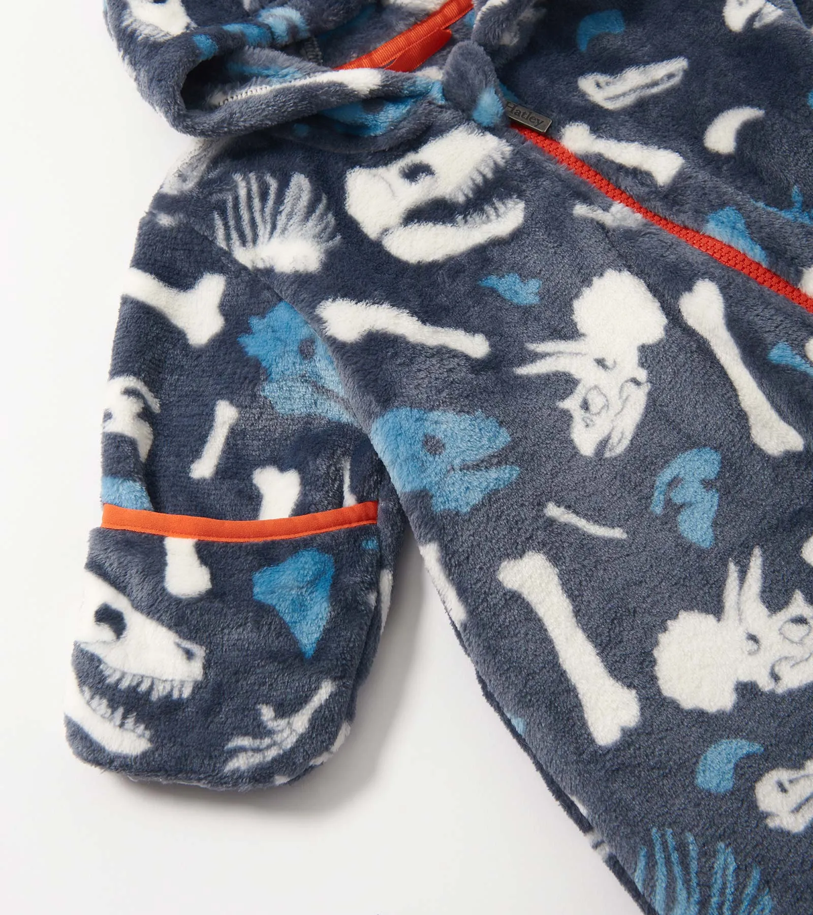 Baby Boys Dino Fossils Fleece Suit -Hatley