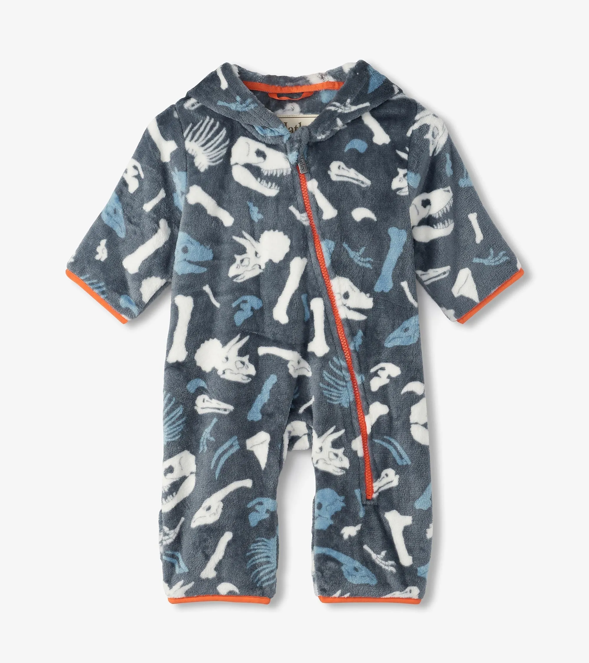 Baby Boys Dino Fossils Fleece Suit -Hatley