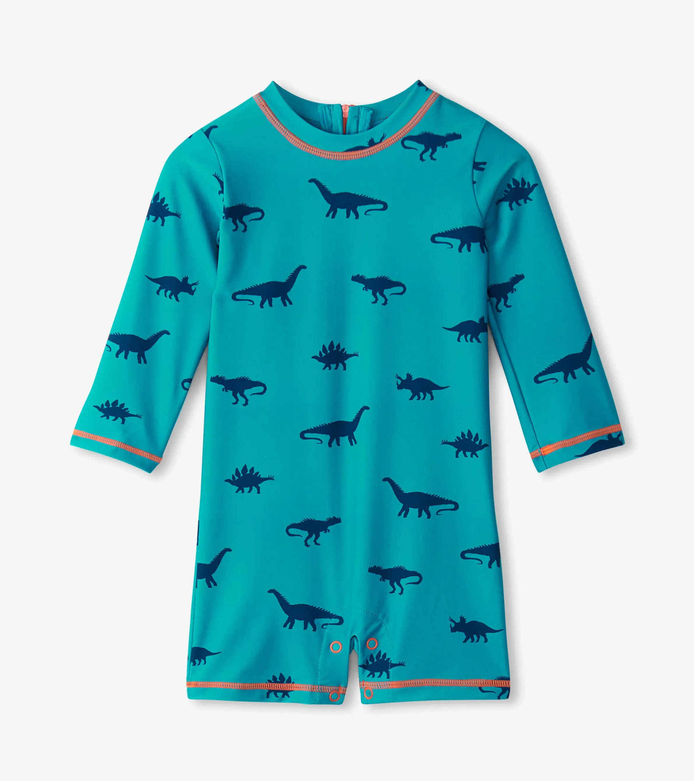 Baby Boys Dino Silhouette One-Piece Rashguard -Hatley