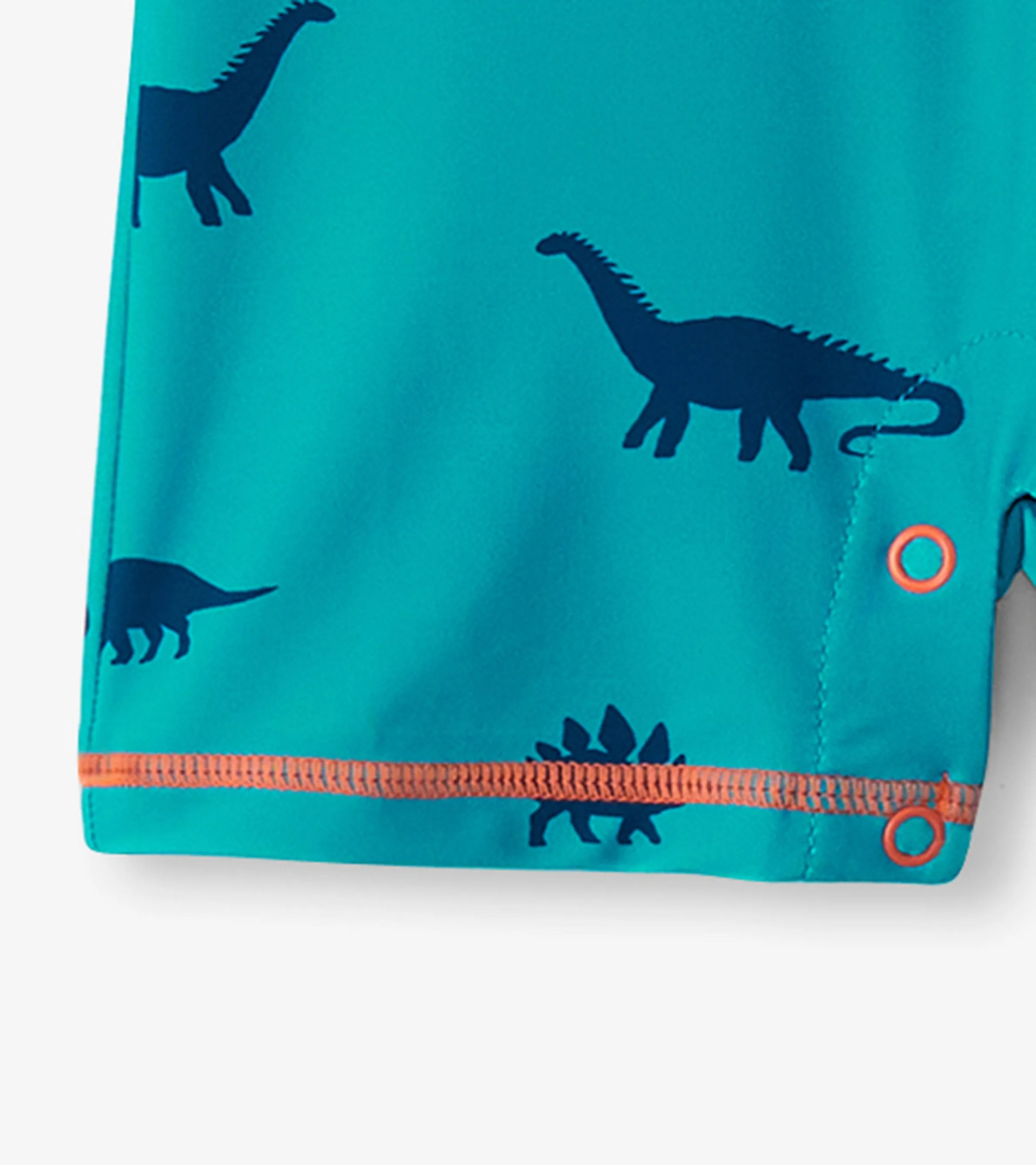Baby Boys Dino Silhouette One-Piece Rashguard -Hatley