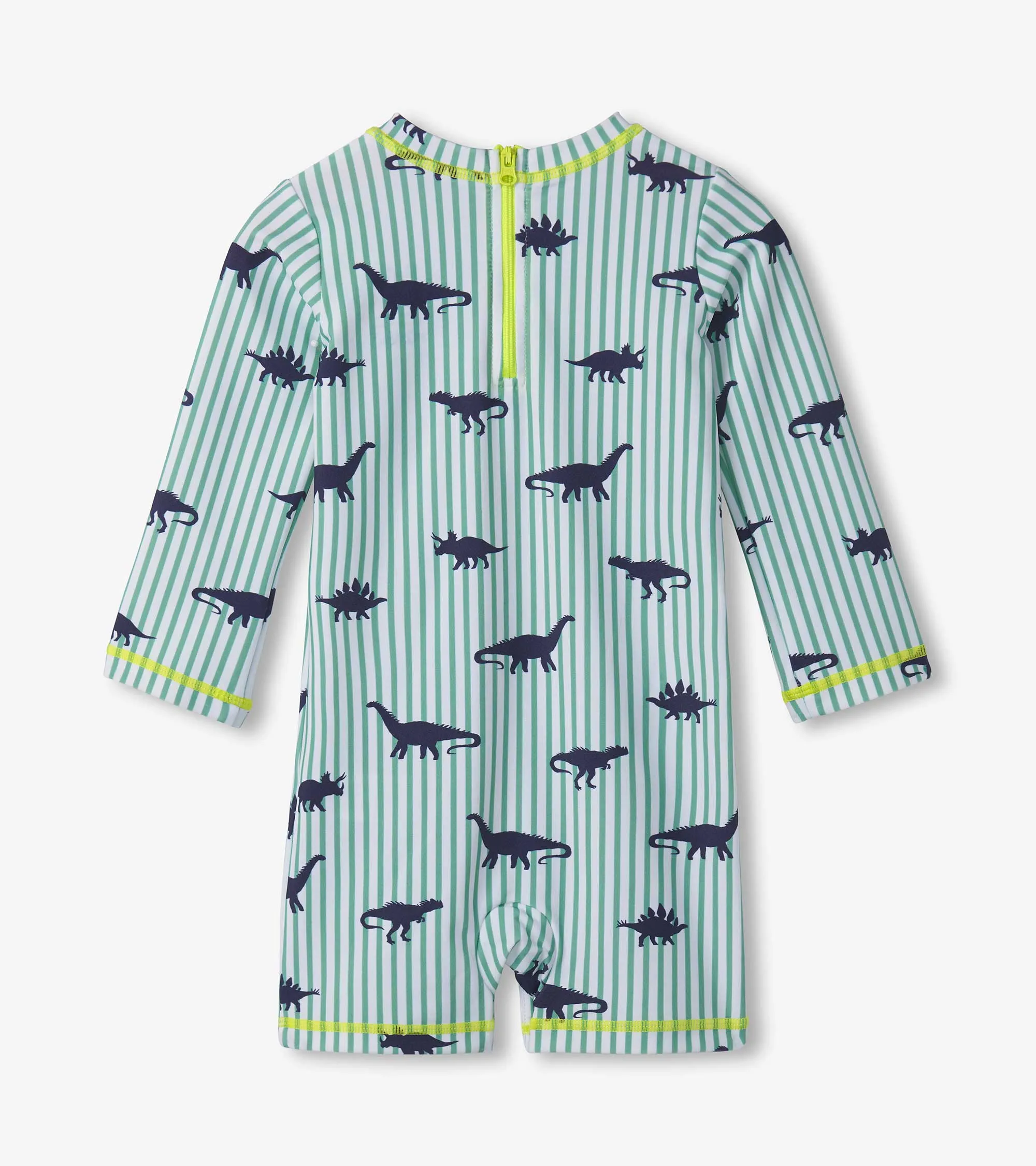 Baby Boys Dino Stripes One-Piece Rashguard -Hatley
