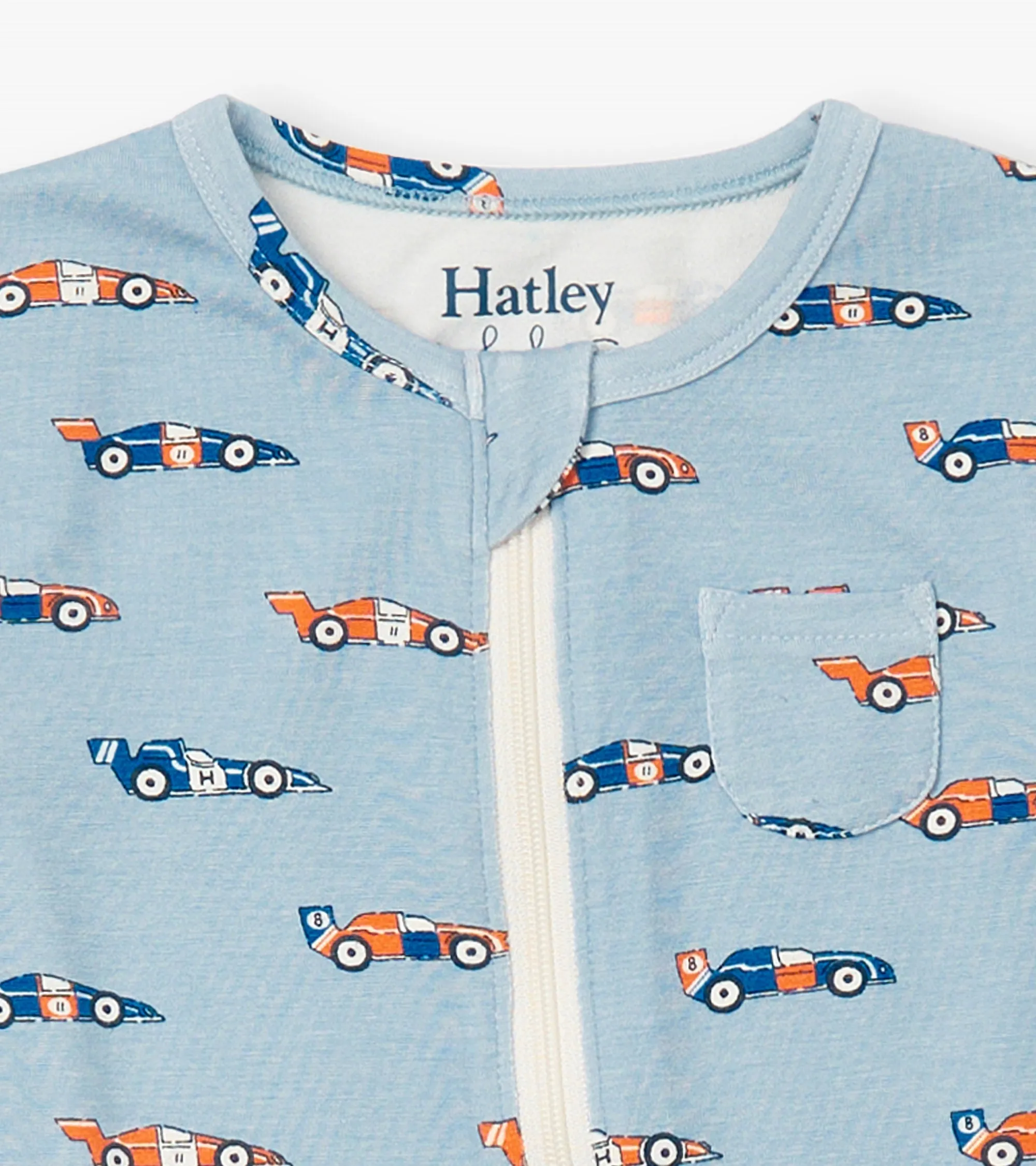 Baby Boys Grand Prix Bamboo Sleeper -Hatley