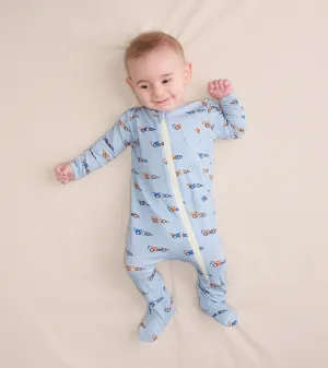 Baby Boys Grand Prix Bamboo Sleeper -Hatley