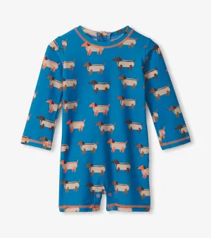 Baby Boys Hot Dogs One-Piece Rashguard -Hatley