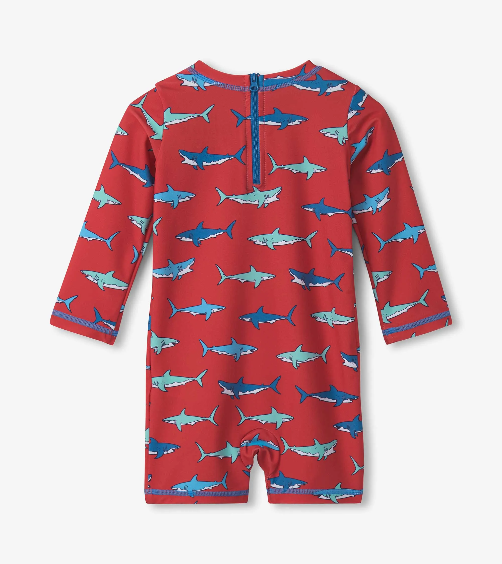 Baby Boys Hungry Sharks One-Piece Rashguard -Hatley