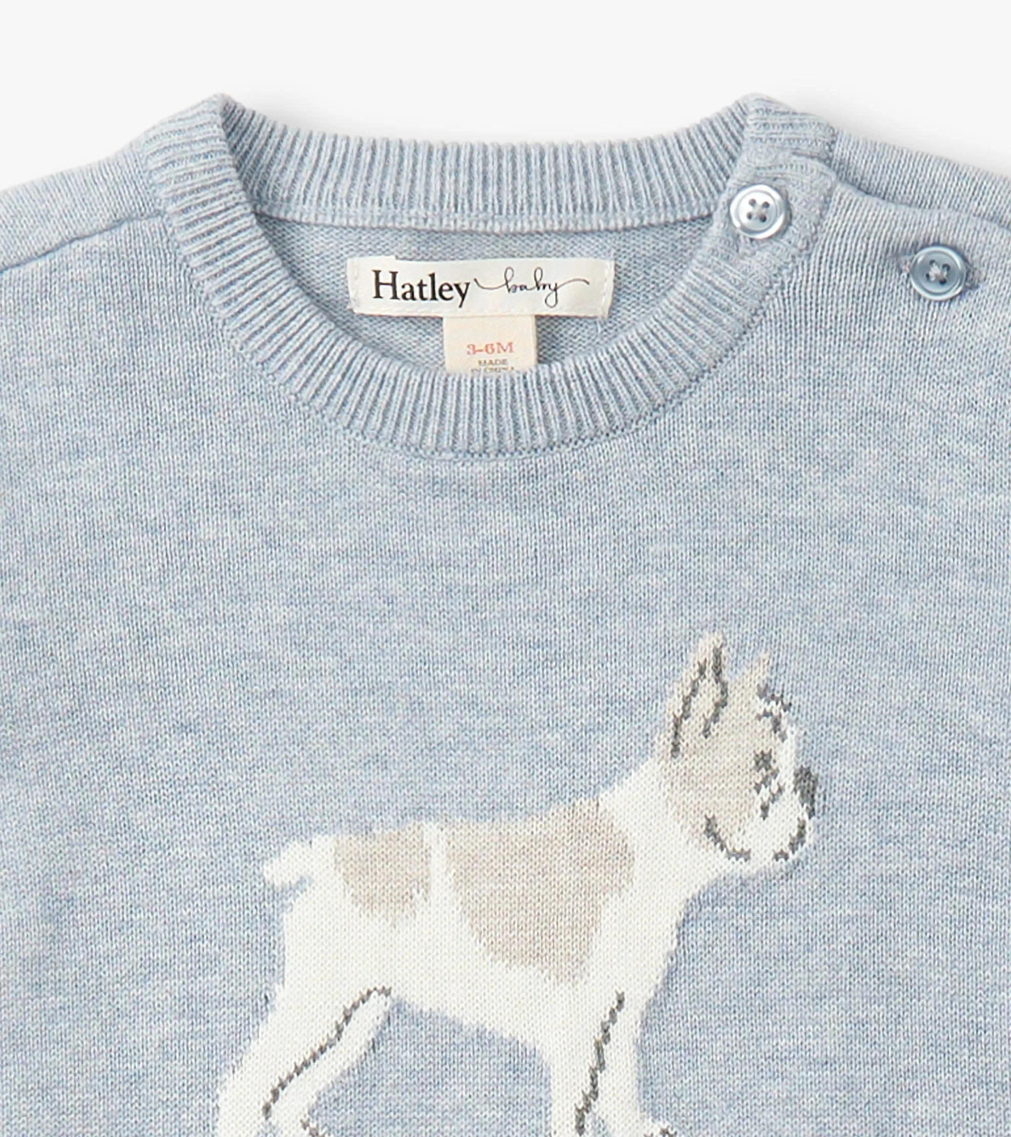 Baby Boys Little Bulldog Sweater Romper -Hatley