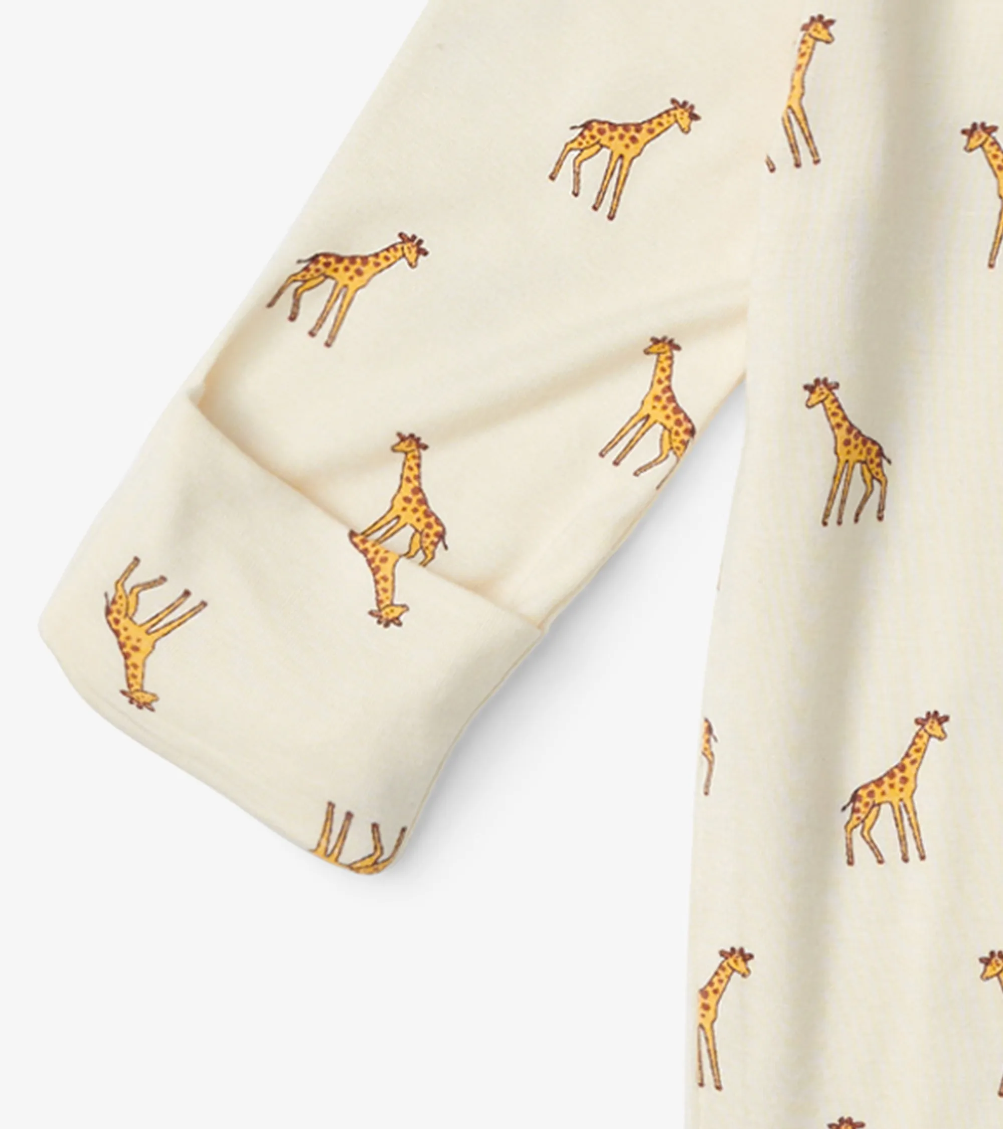 Baby Boys Little Giraffes Footed Sleeper -Hatley