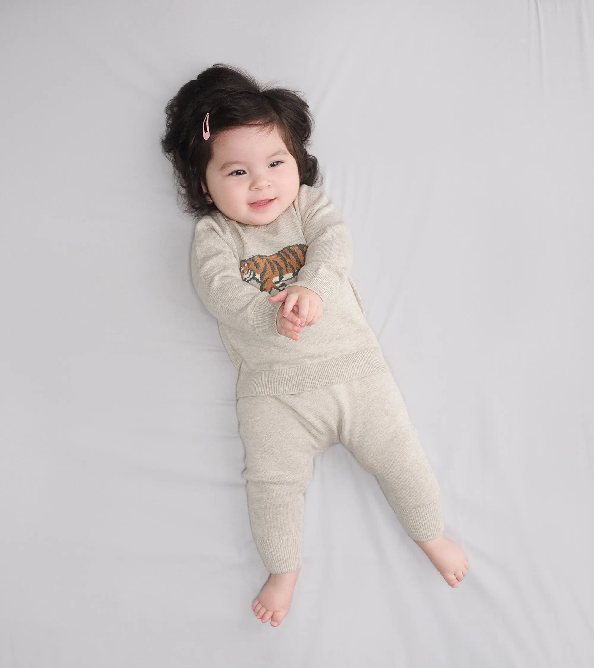 Baby Boys Little Tiger Pullover Sweater & Pants -Hatley