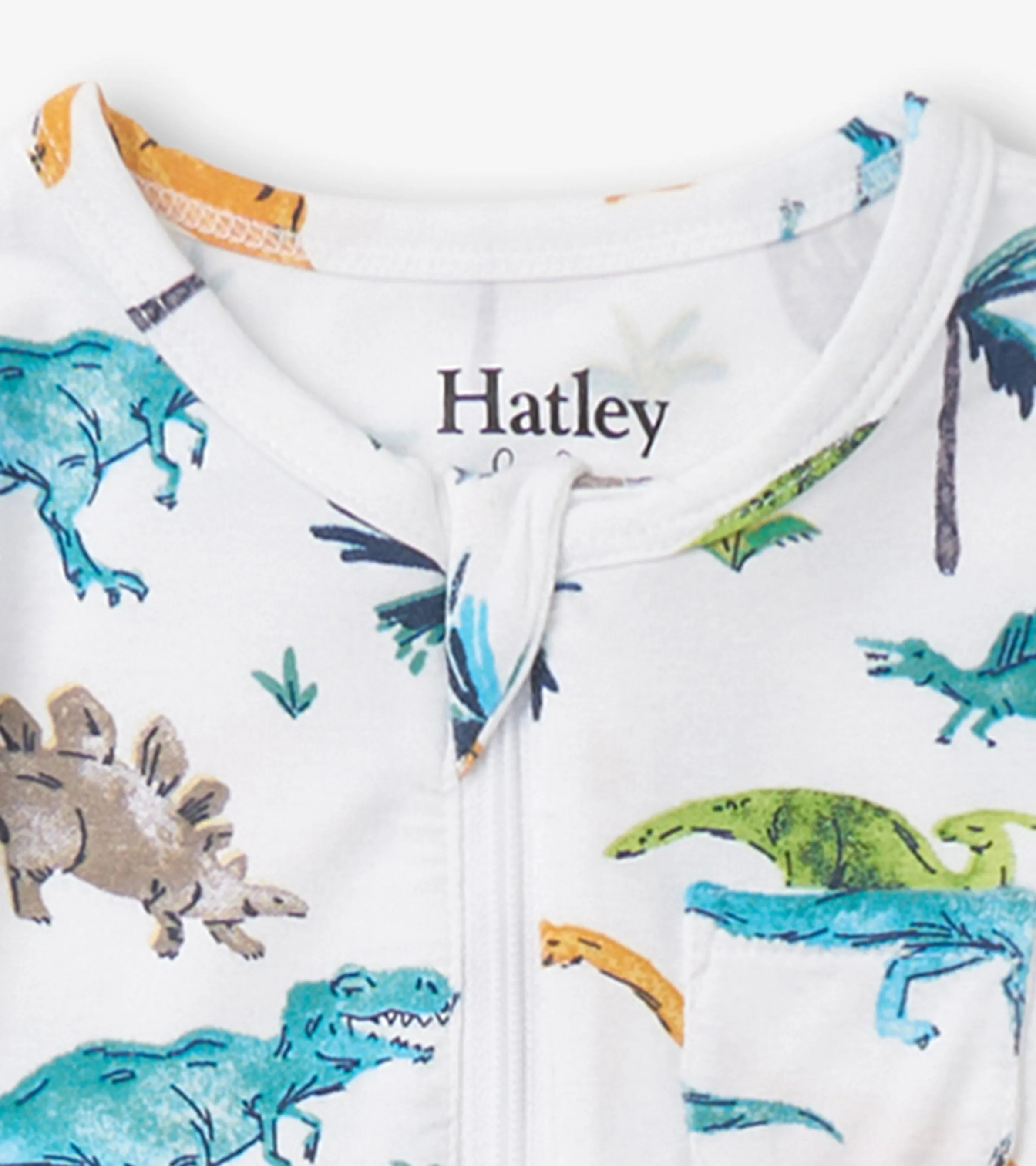 Baby Boys Prehistoric Dino Footed Sleeper -Hatley