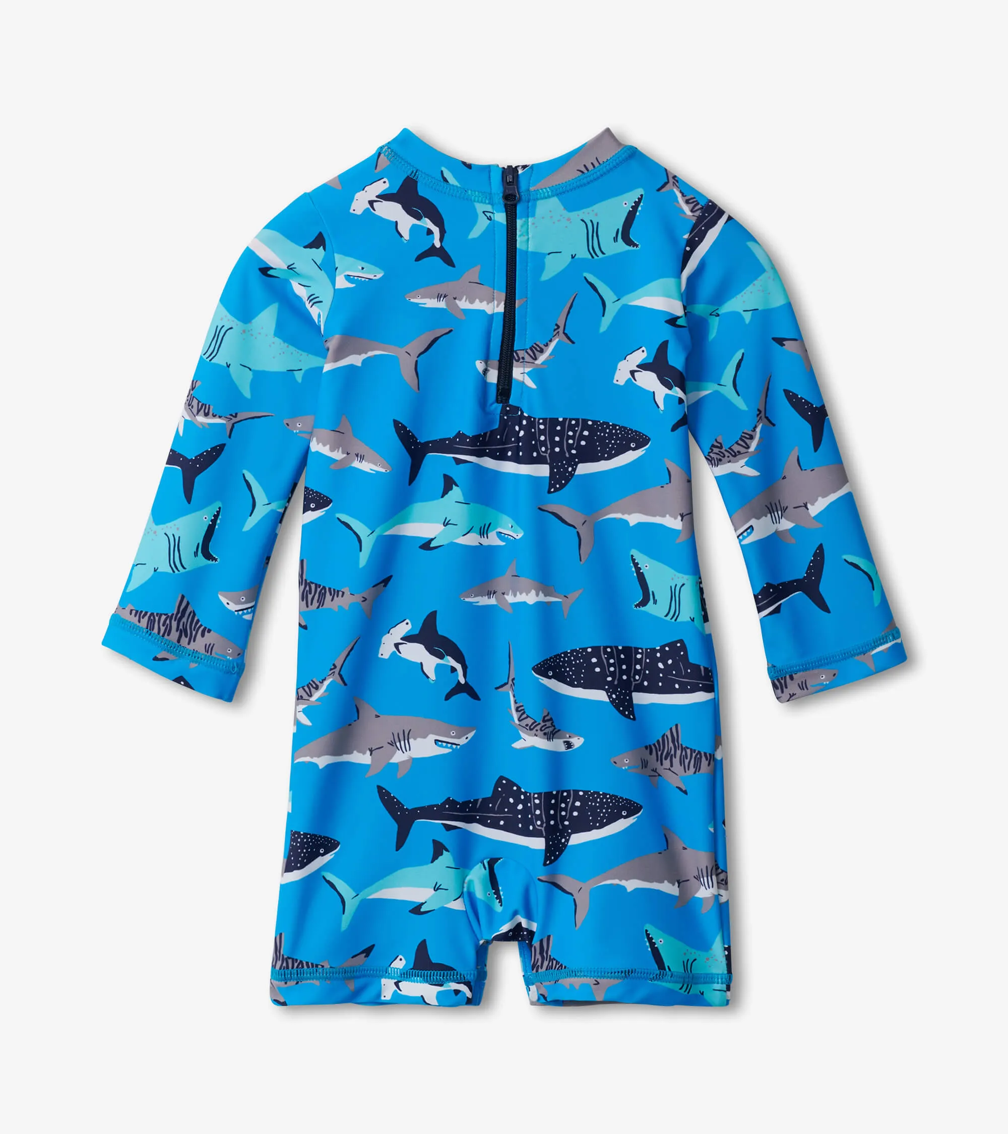 Baby Boys Shark School One-Piece Rashguard -Hatley