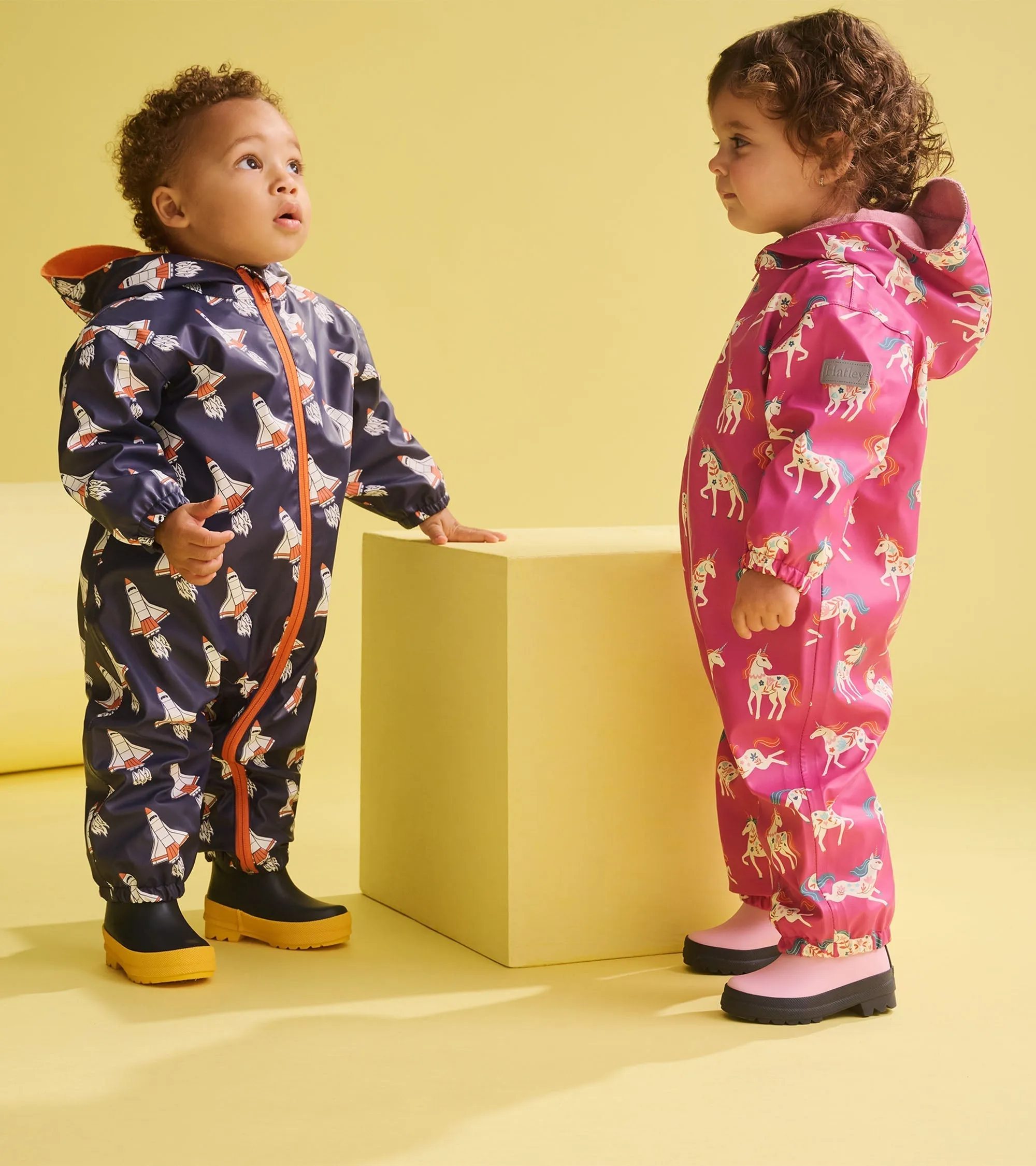 Baby Boys Space Shuttles Rain Suit -Hatley