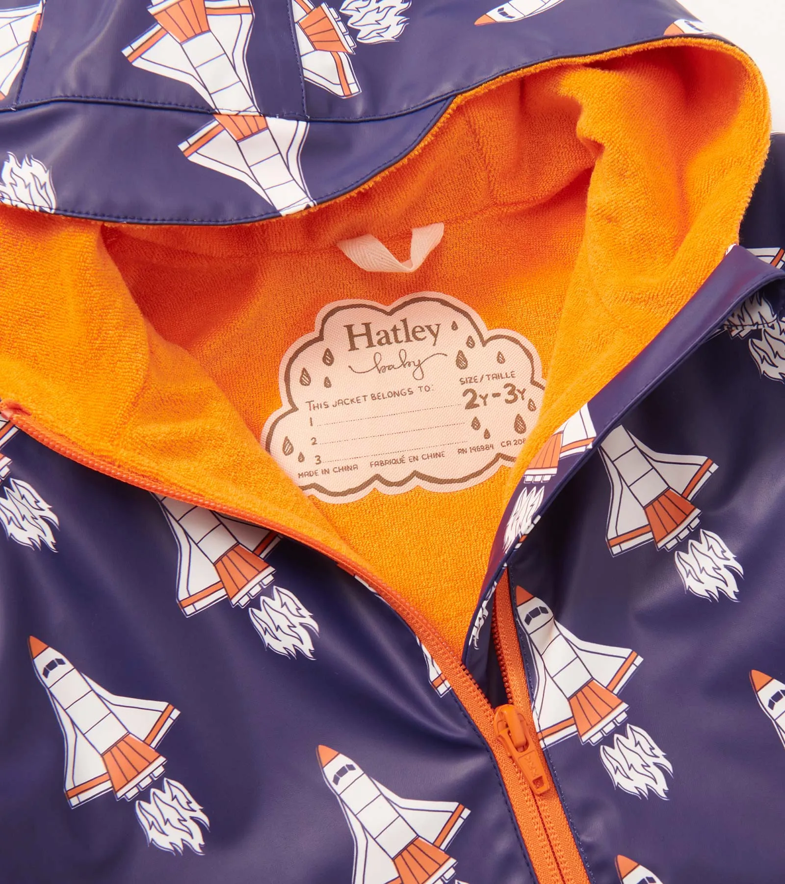 Baby Boys Space Shuttles Rain Suit -Hatley