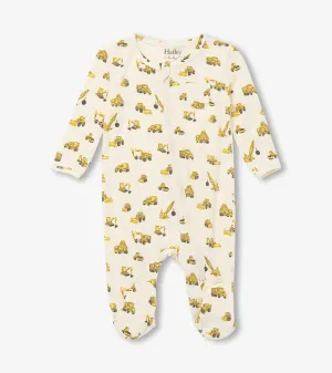 Baby Boys Under Construction Footed Sleeper -Hatley