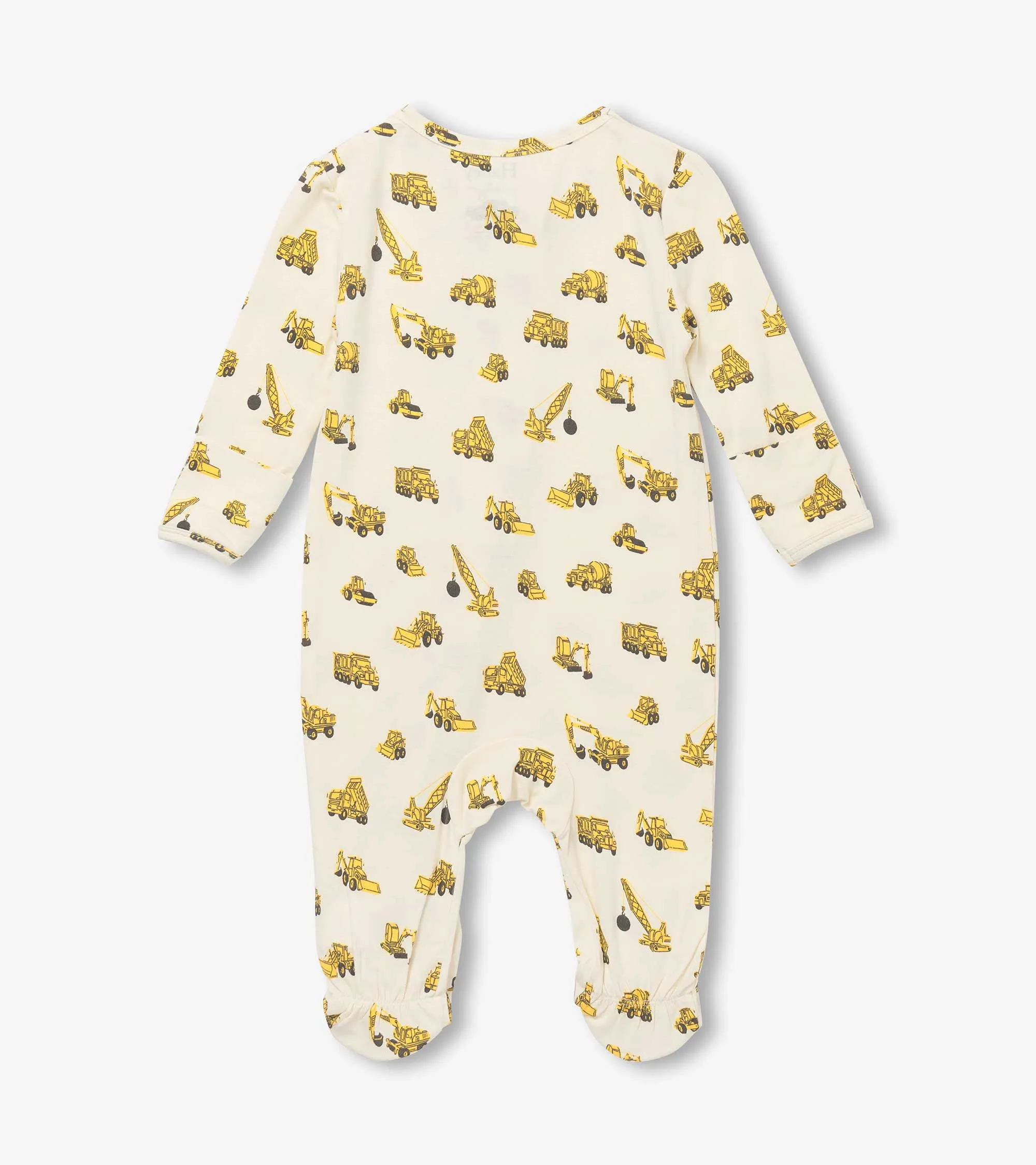 Baby Boys Under Construction Footed Sleeper -Hatley