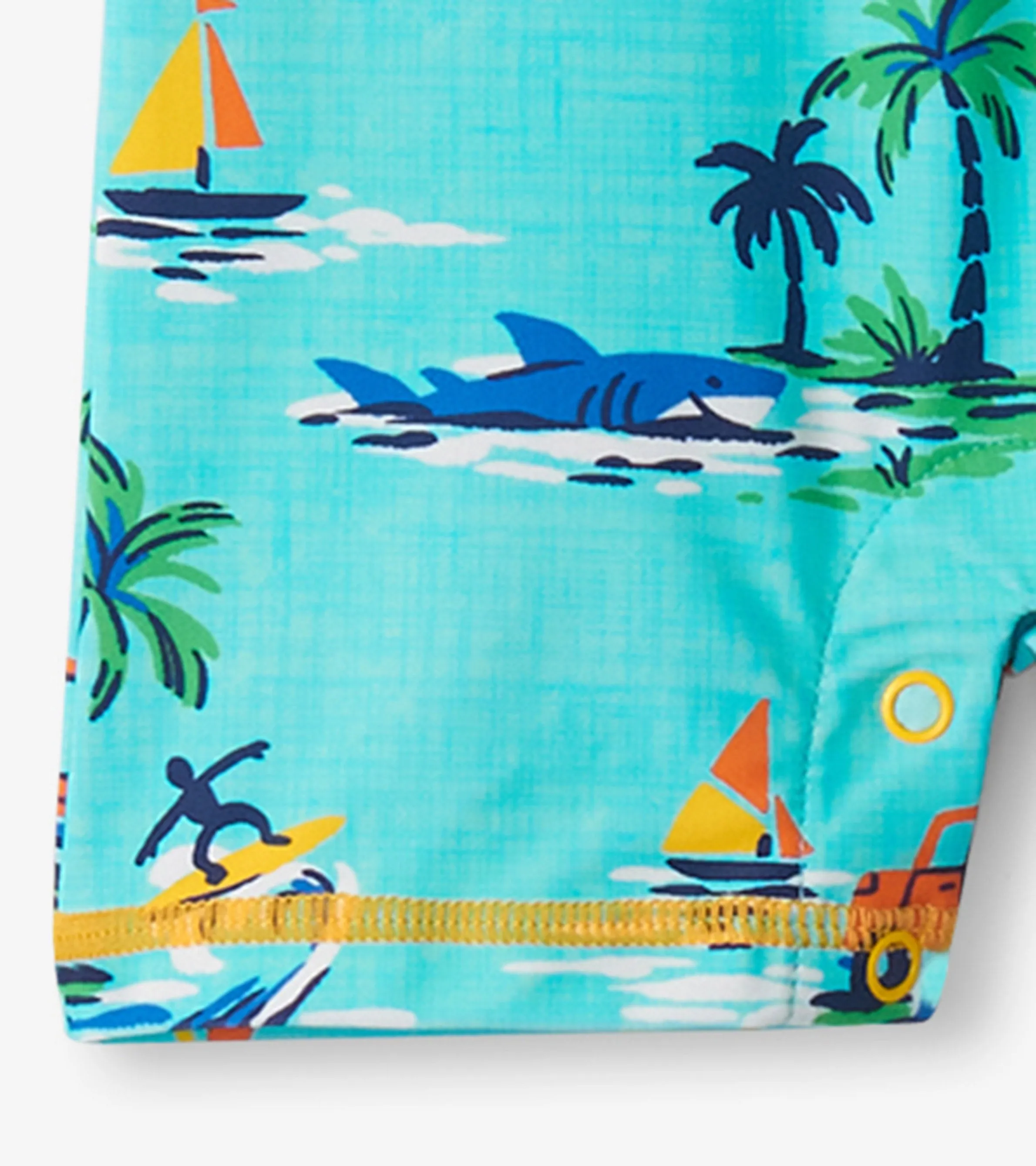 Baby Boys Vintage Holiday One-Piece Rashguard -Hatley