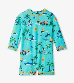 Baby Boys Vintage Holiday One-Piece Rashguard -Hatley