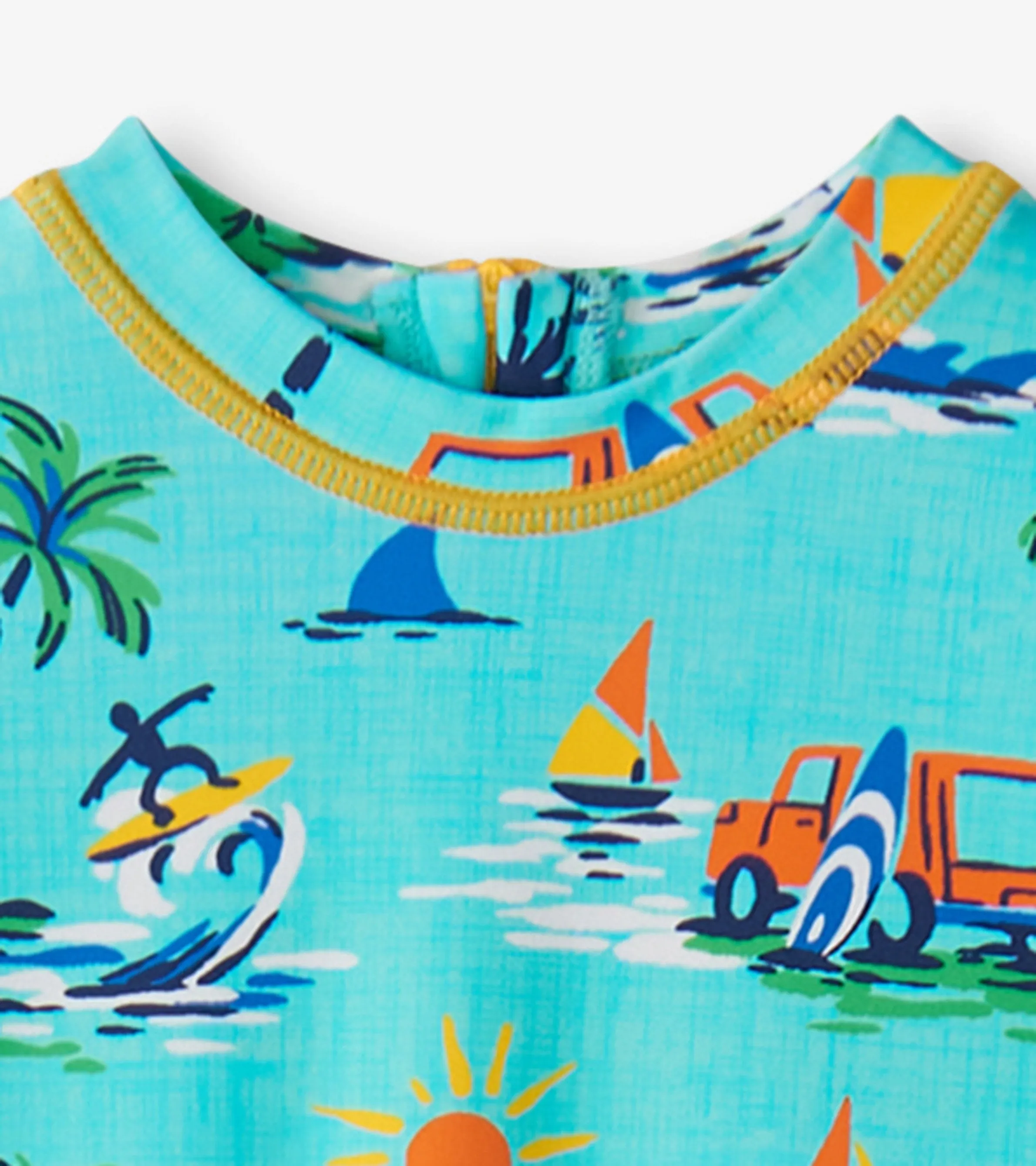 Baby Boys Vintage Holiday One-Piece Rashguard -Hatley