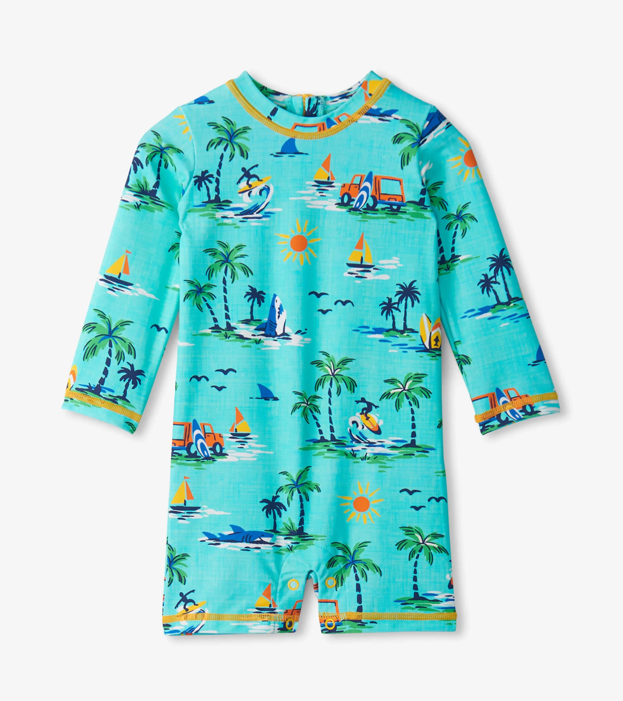 Baby Boys Vintage Holiday One-Piece Rashguard -Hatley