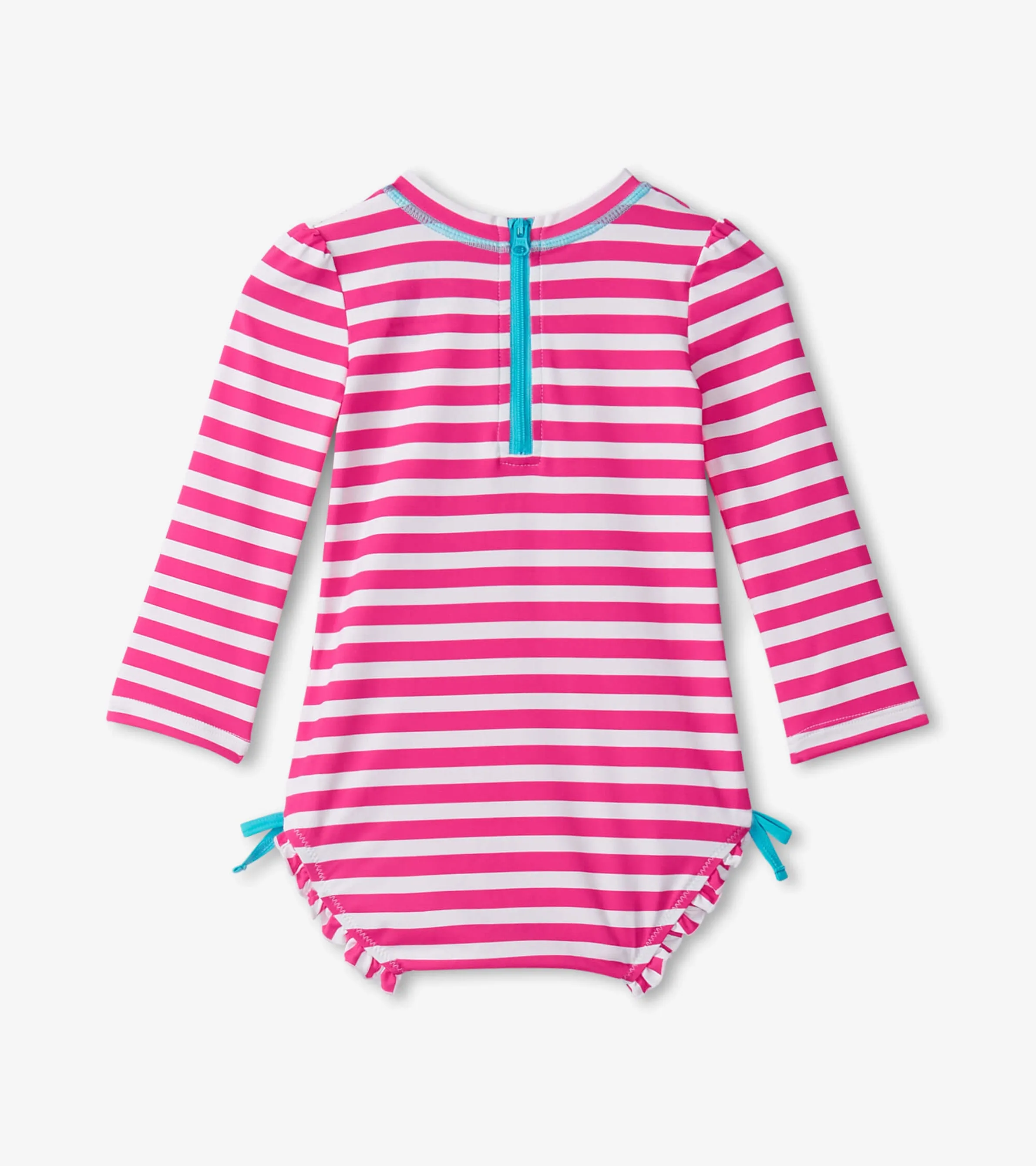 Baby Girls Candy Stripes Rashguard Swimsuit -Hatley