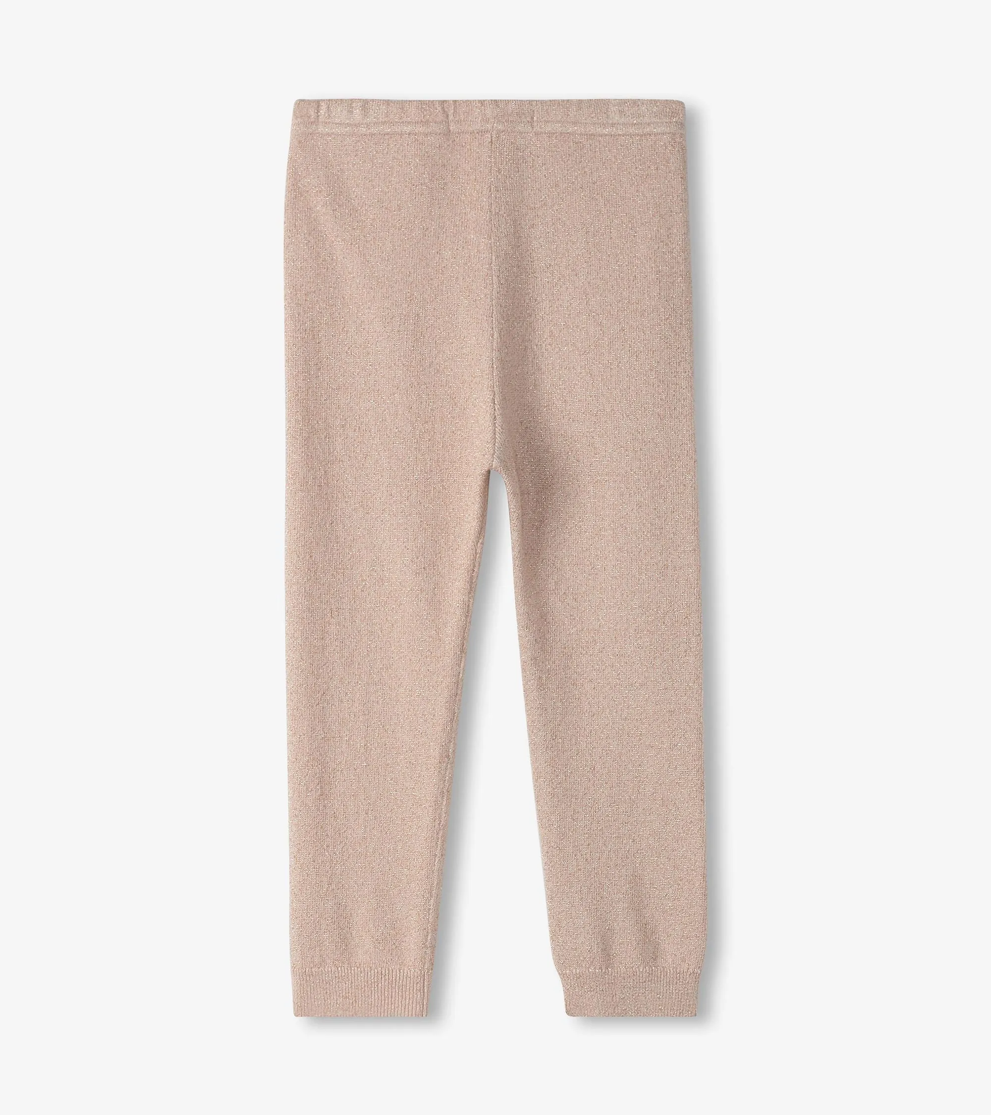 Baby Girls Gold Glitter Cable Knit Leggings -Hatley