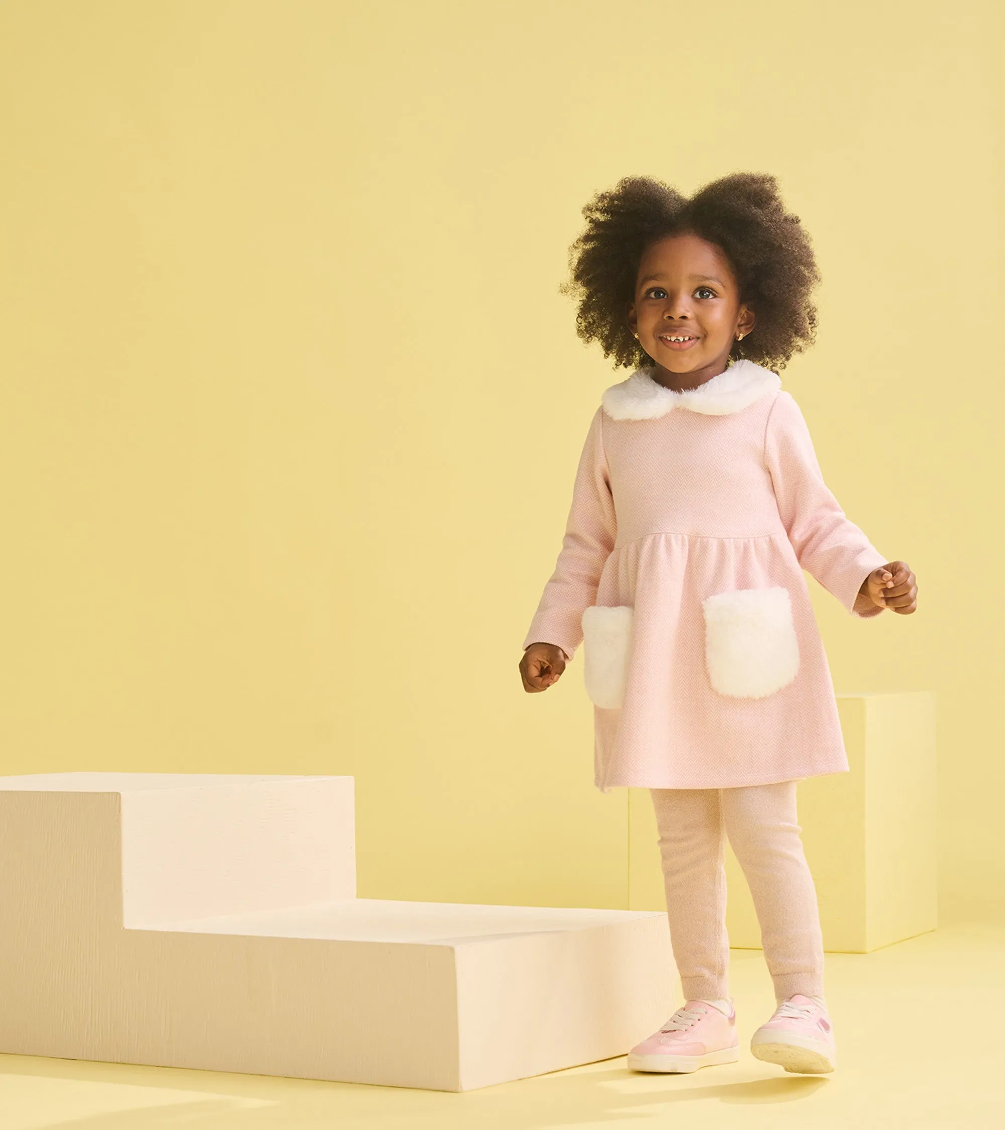 Baby Girls Gold Glitter Cable Knit Leggings -Hatley