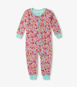 Baby Girls Groovy Flowers Sleeper -Hatley