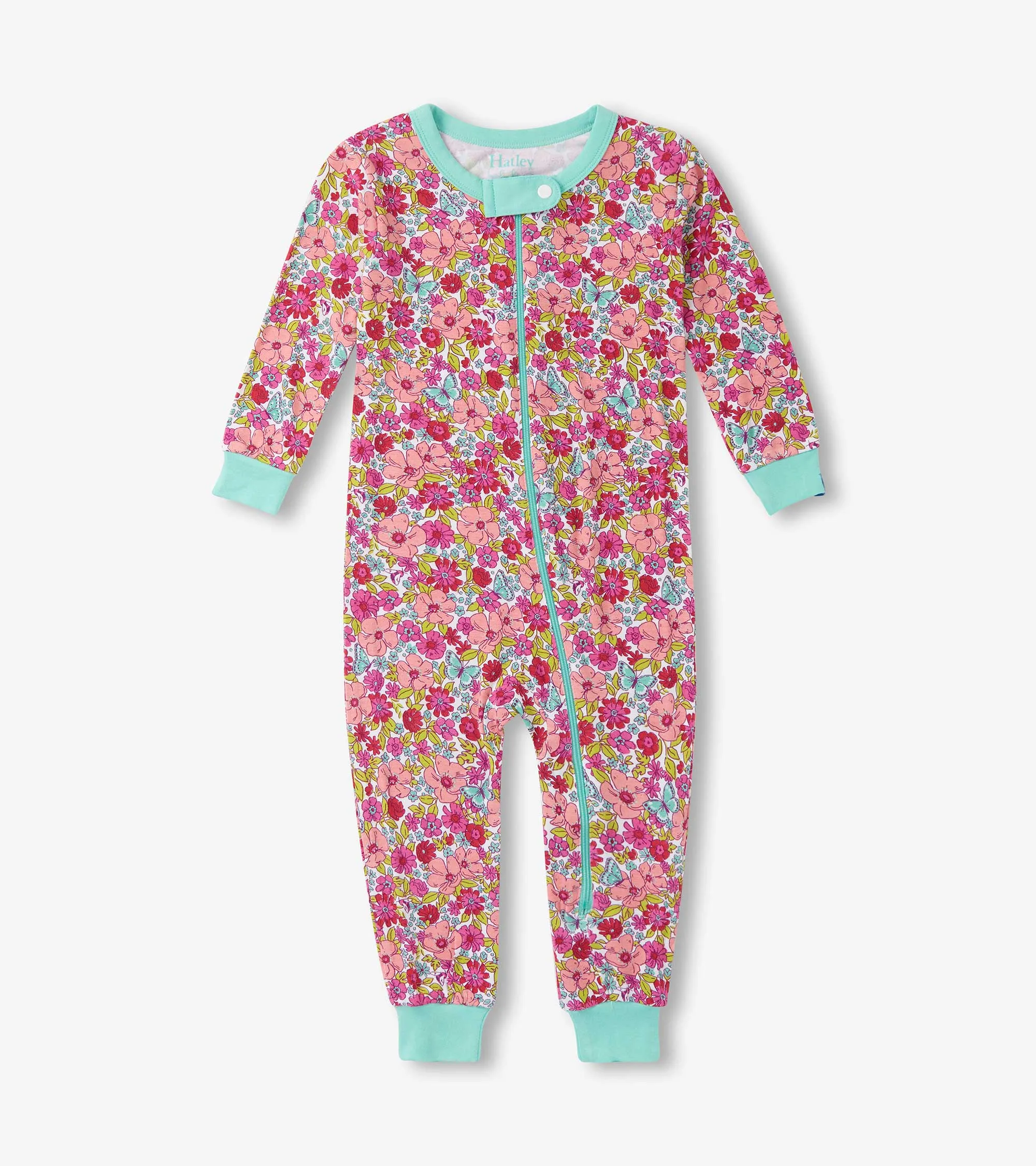 Baby Girls Groovy Flowers Sleeper -Hatley