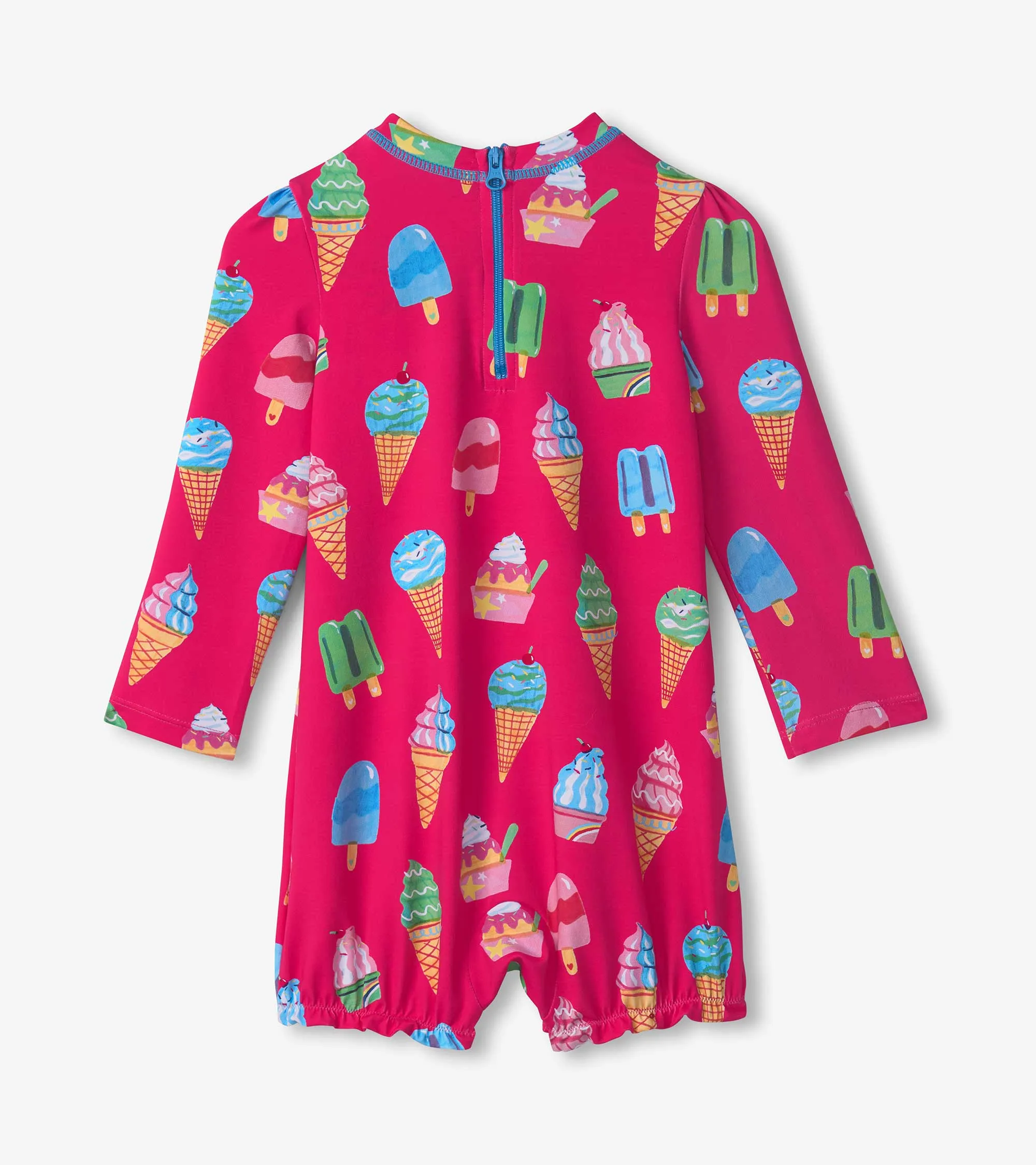 Baby Girls Ice Cream Treats Rashguard Swimsuit -Hatley
