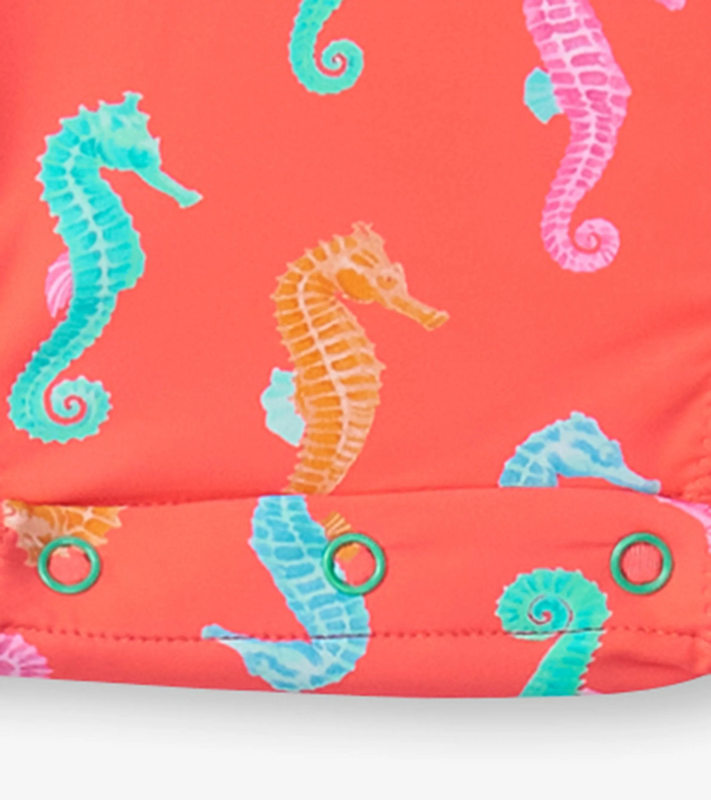 Baby Girls Painted Sea Rashguard Swimsuit -Hatley