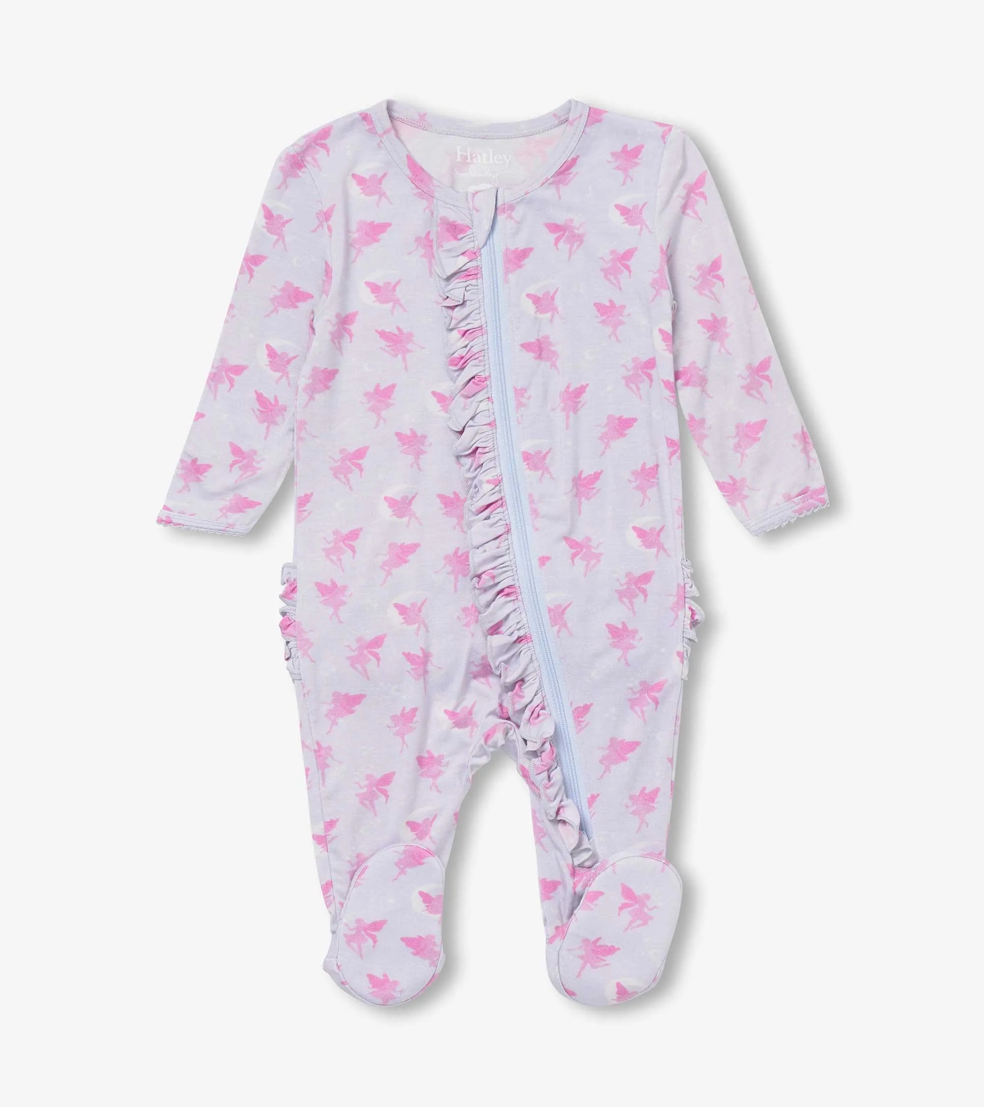 Baby Girls Twinkle Fairies Footed Sleeper -Hatley