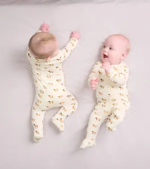 Baby Mini Hot Dogs Footed Sleeper -Hatley