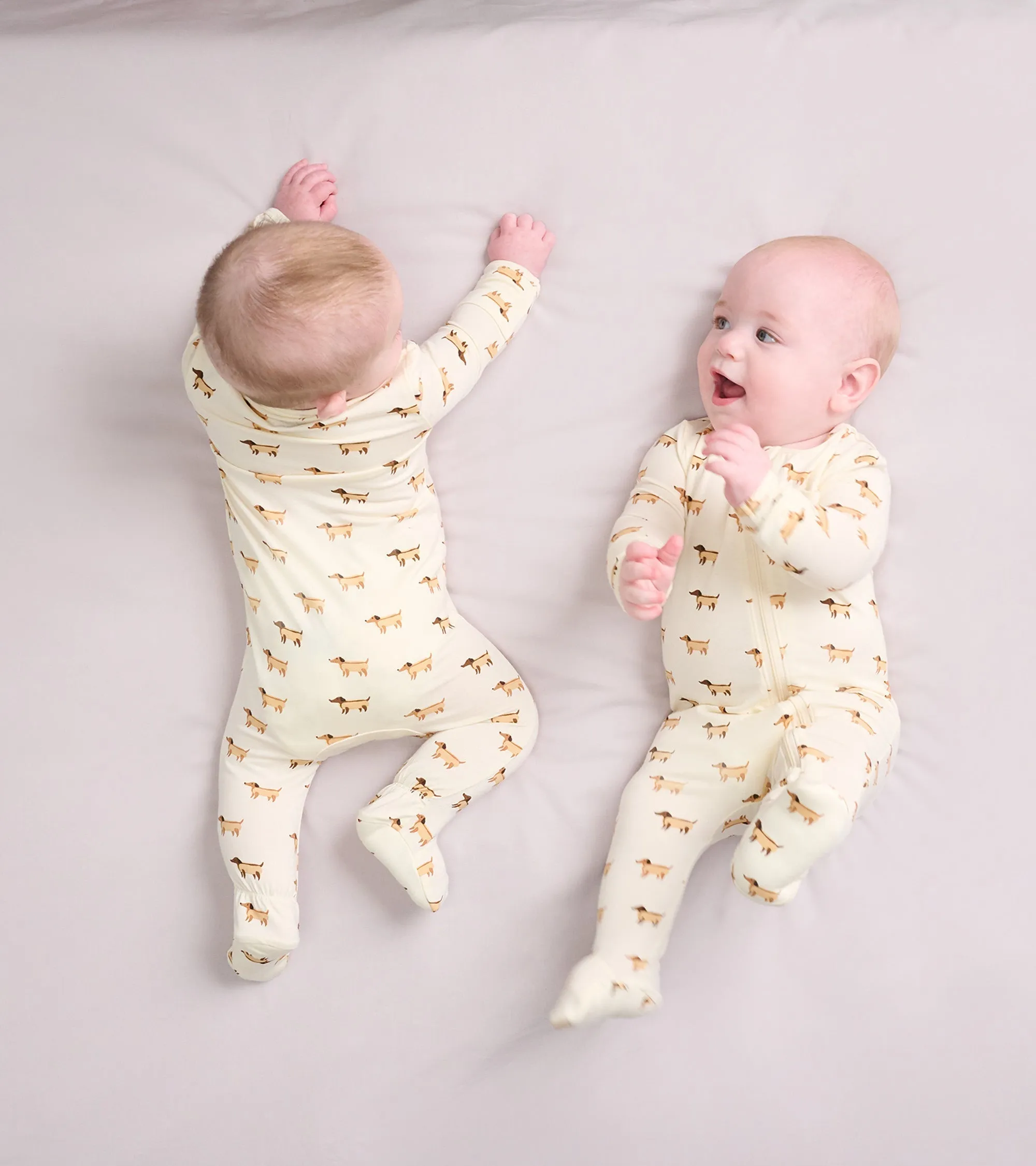Baby Mini Hot Dogs Footed Sleeper -Hatley