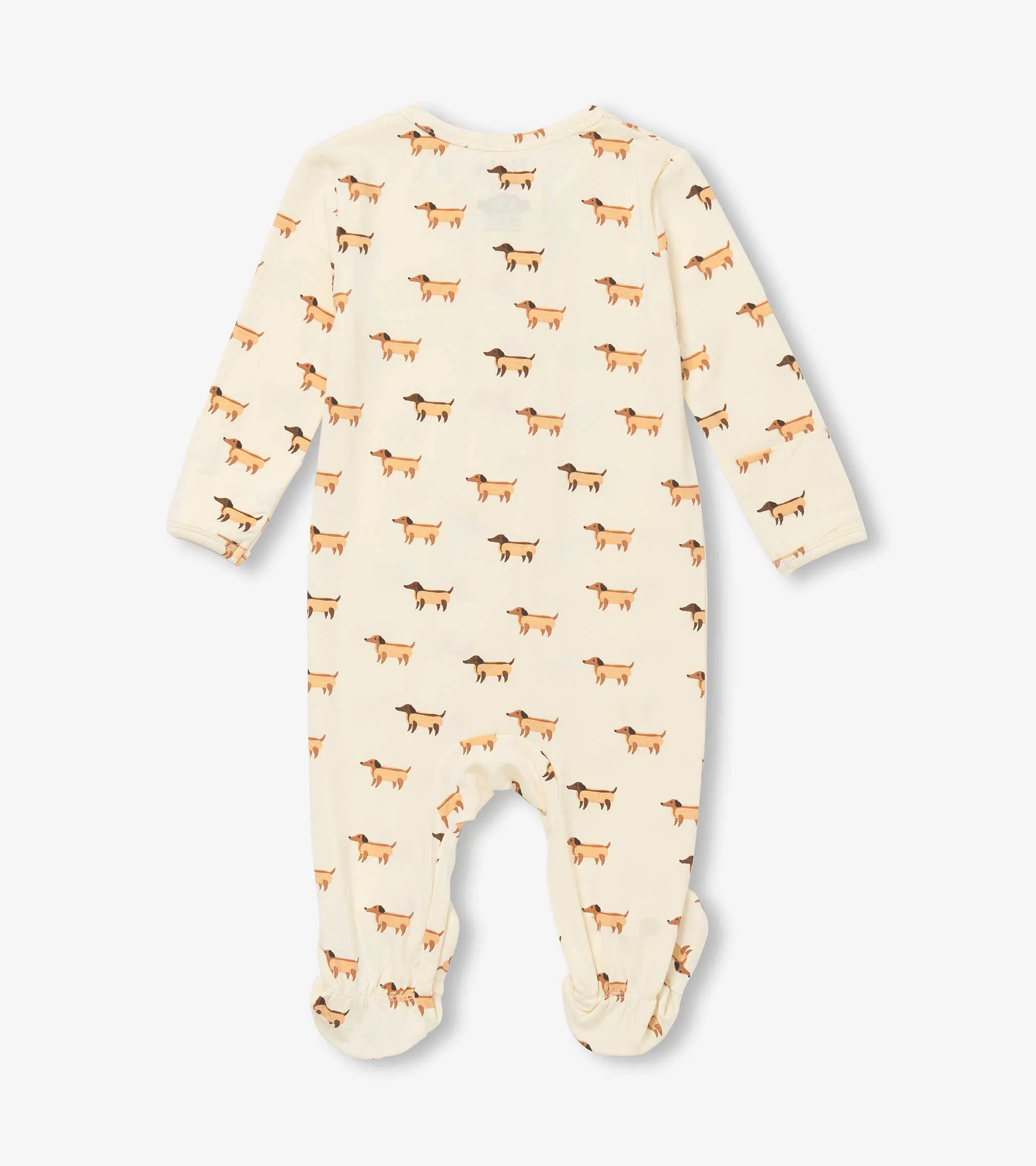 Baby Mini Hot Dogs Footed Sleeper -Hatley