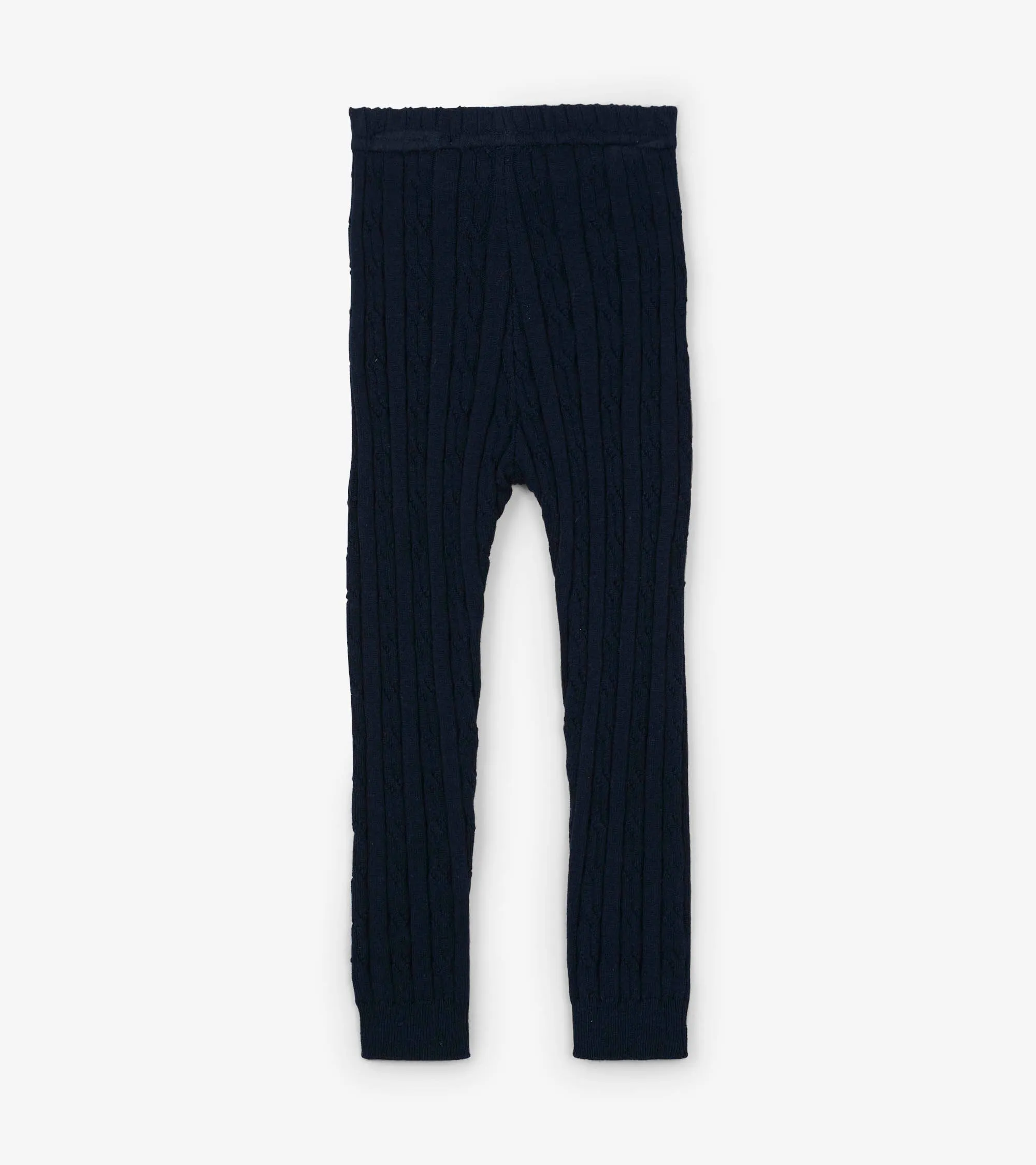 Baby Navy Cable Knit Leggings -Hatley