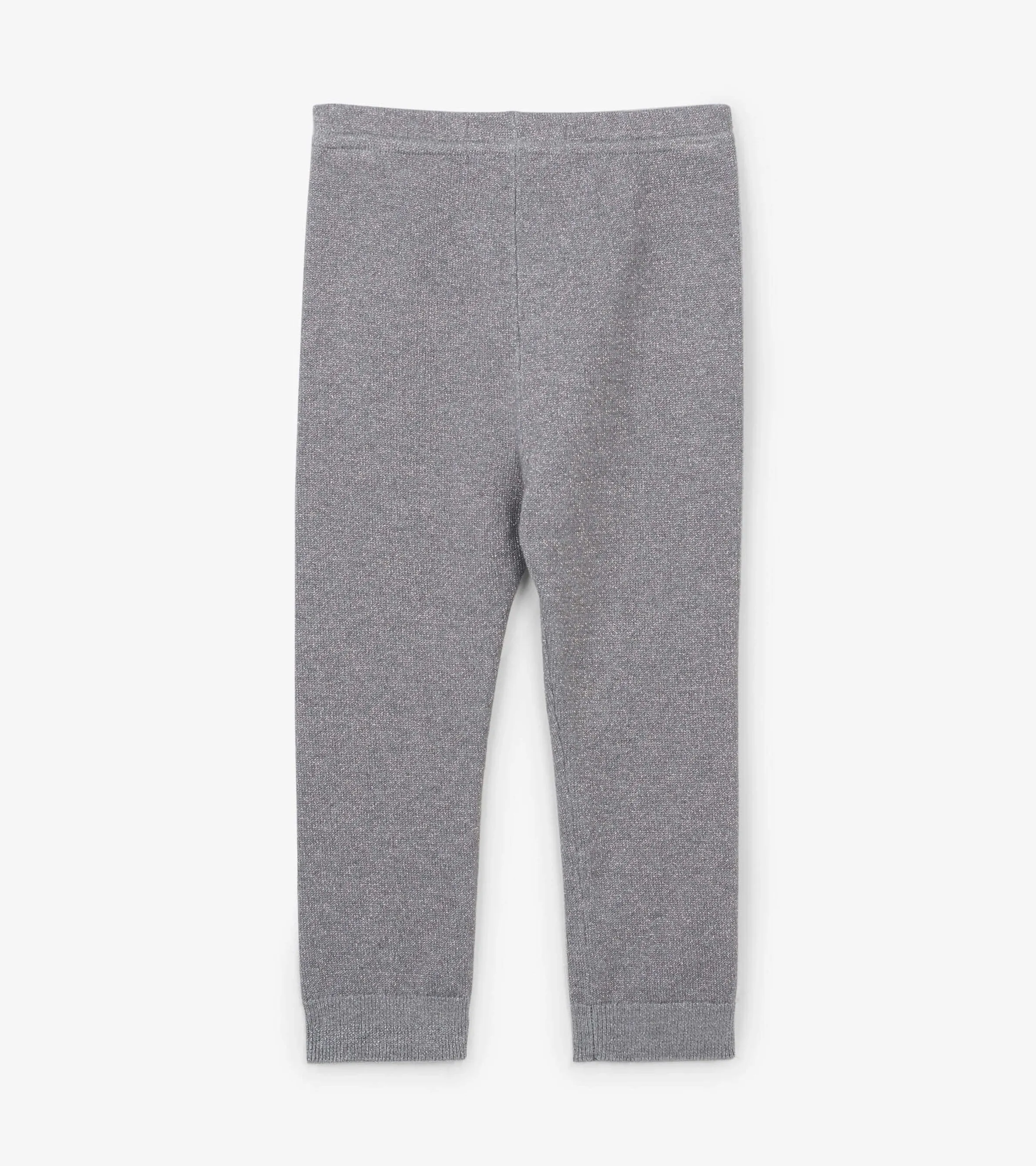 Baby Silver Glitter Cable Knit Leggings -Hatley