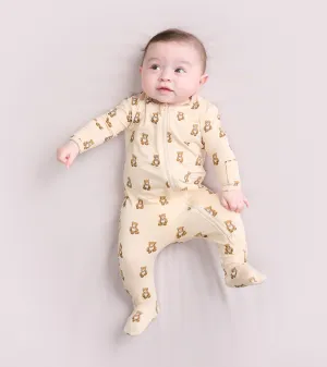 Baby Teddy Bears Footed Sleeper -Hatley