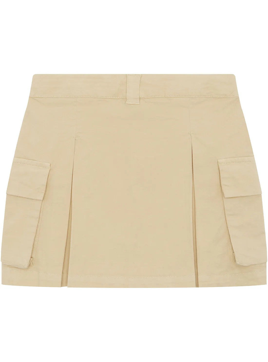 Beige Gabrdine Mini Skirt (7-16) Guess