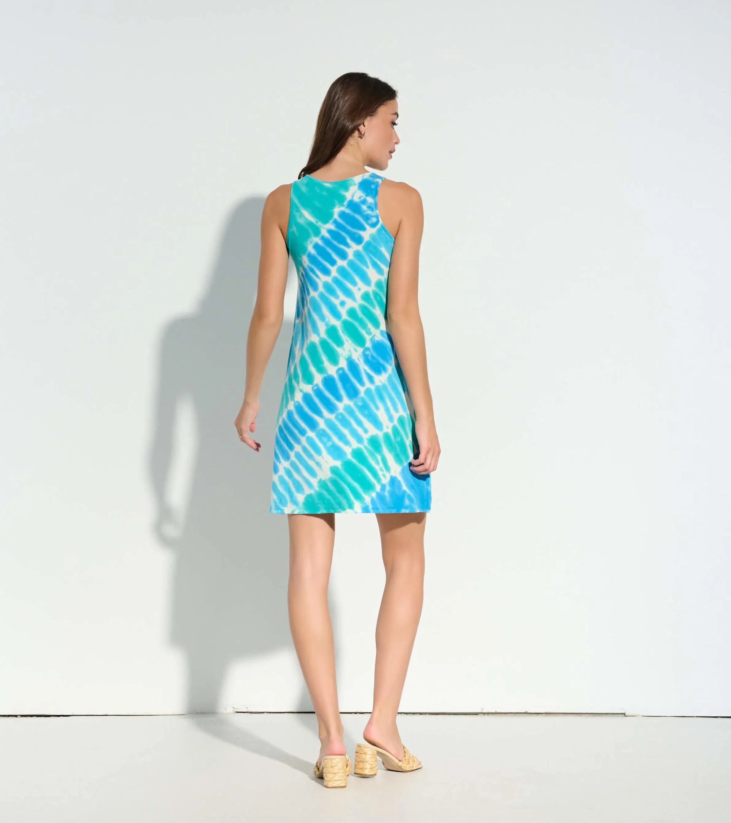 Bella Dress - Blue Wave Tie Dye -Hatley