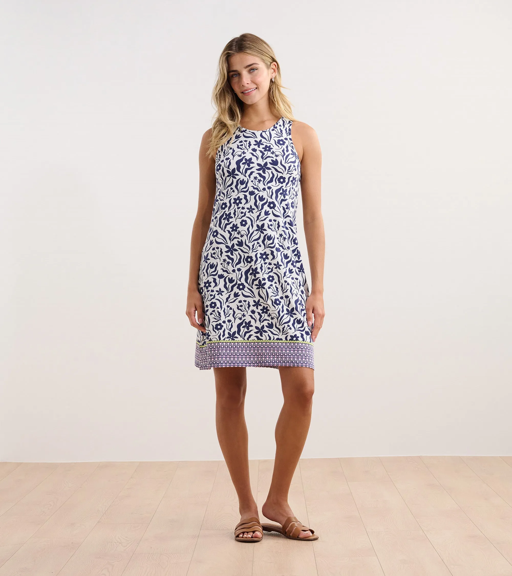 Bella Dress - Wavy Flowers -Hatley