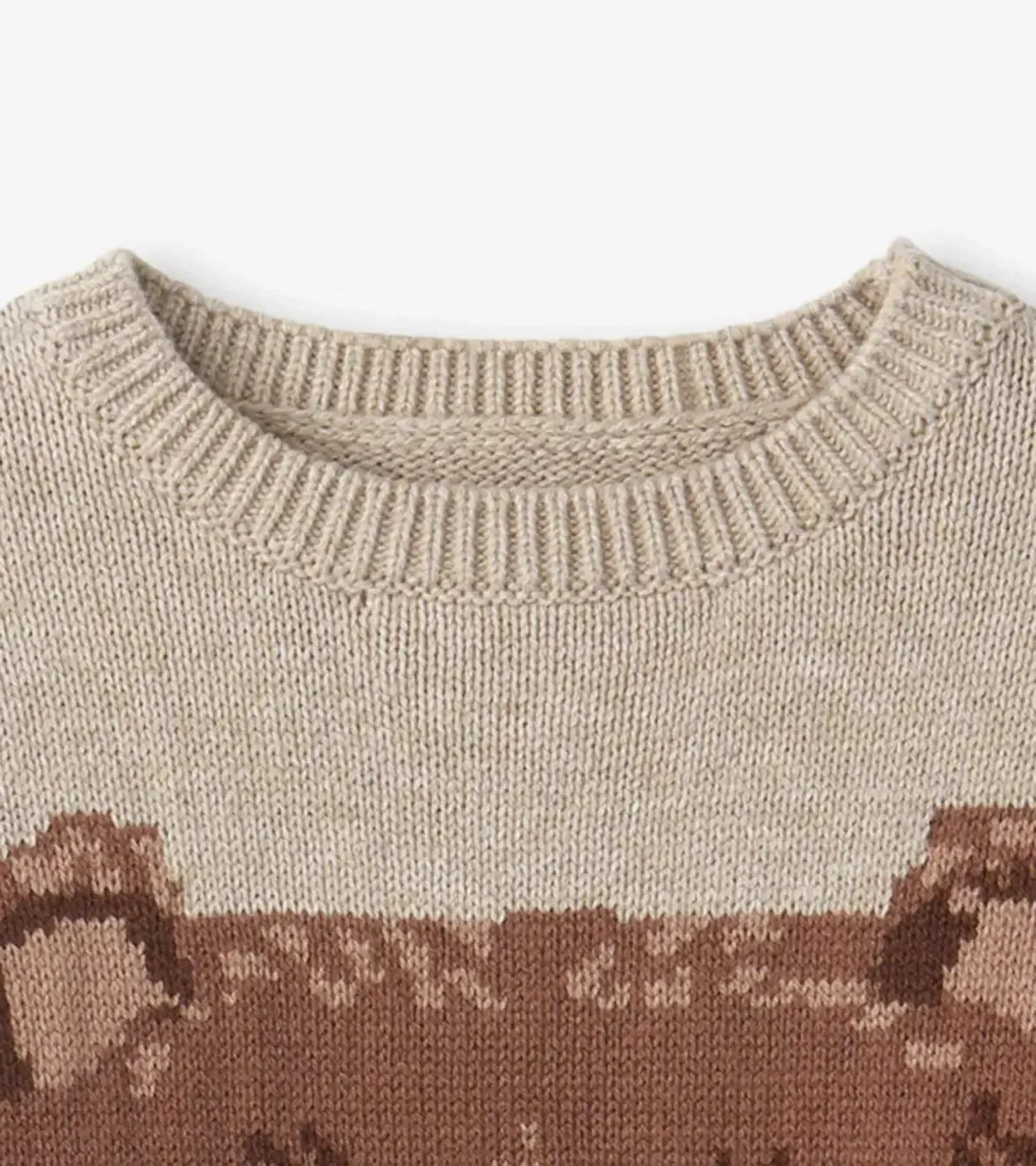 Big Bear Crew Neck Knit Sweater | Hatley