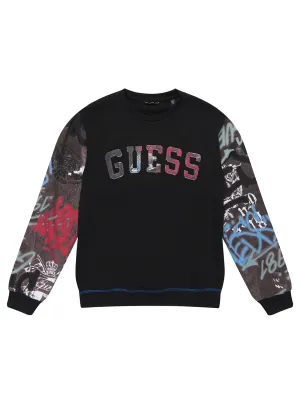 Black Long Sleeve Active Top (716) Guess