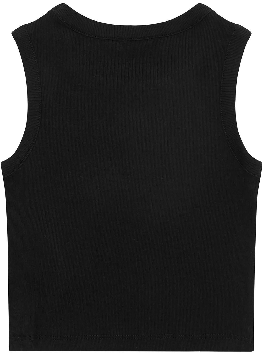 Black Rib Tank Top (7-16) Guess