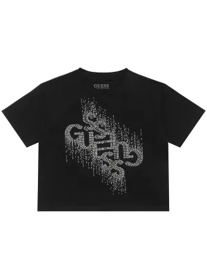 Black Short Sleeve T-Shirt (7-16) Guess