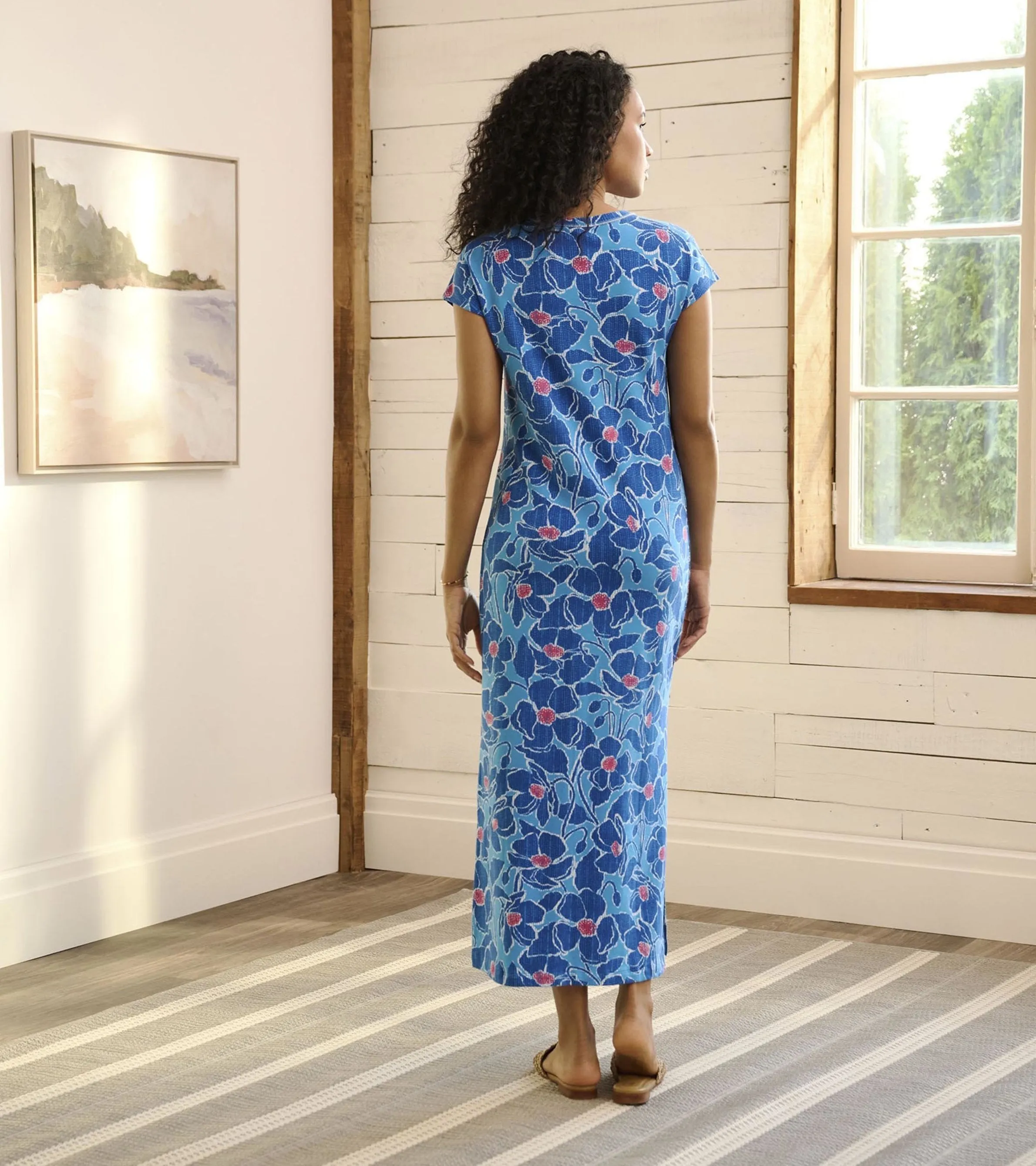 Blake Dress - Textured Poppies -Hatley
