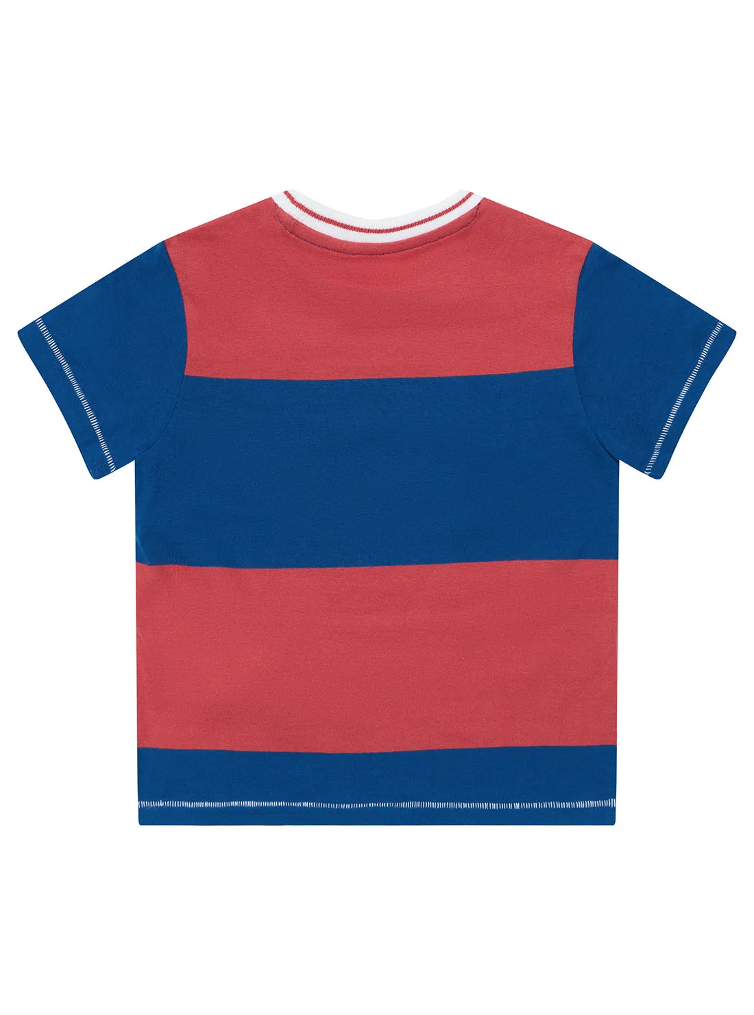 Blue and Red Short Sleeve T-Shirt (2-7) Guess