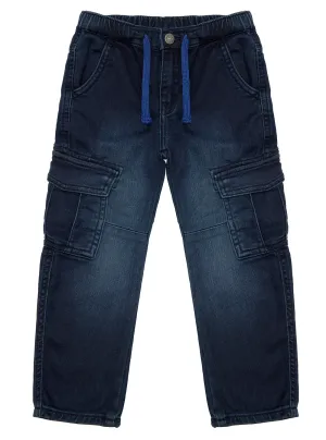 Blue Denim Cargo Pants (2-7) Guess