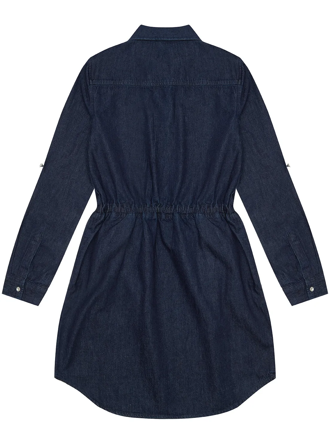 Blue Denim Long Sleeve Dress (7-16) Guess