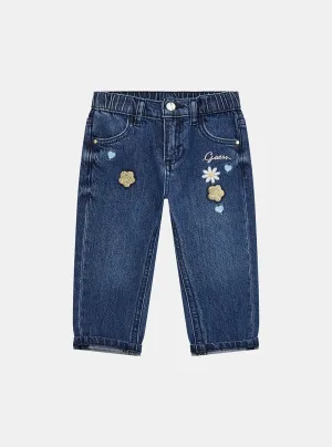 Blue Denim Mom Pants (2-7) Guess
