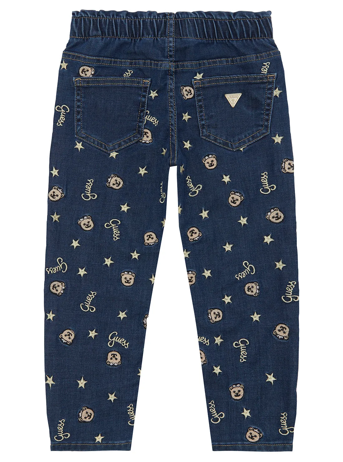 Blue Denim Paper Bag Pants (2-7) Guess