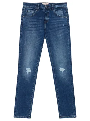 Blue Denim Slim Fit Pants (7-16) Guess